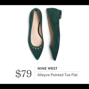 Nine West Allyene Pointed Toe Flat stitch fix 9